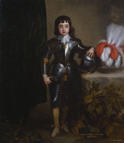 Anthony Van Dyck Charles II as child oil painting image
